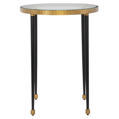 Uttermost Stiletto Antique Gold Side Table 22965