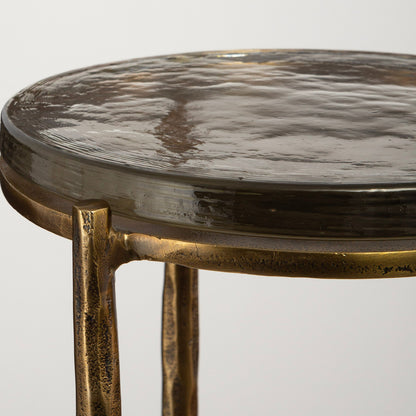 Uttermost Eternity Brass Accent Table 22978