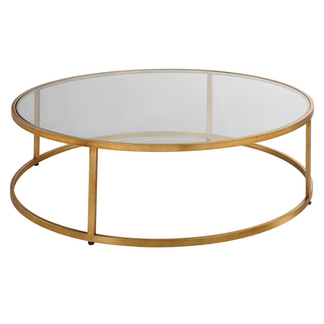 Uttermost Radius Modern Circular Coffee Table 22971