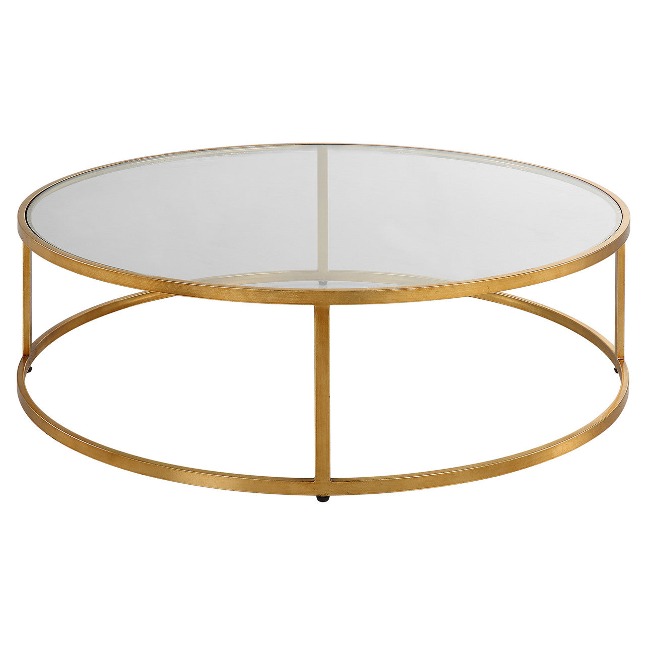 Uttermost Radius Modern Circular Coffee Table 22971