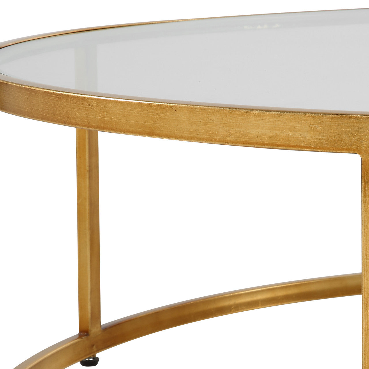 Uttermost Radius Modern Circular Coffee Table 22971