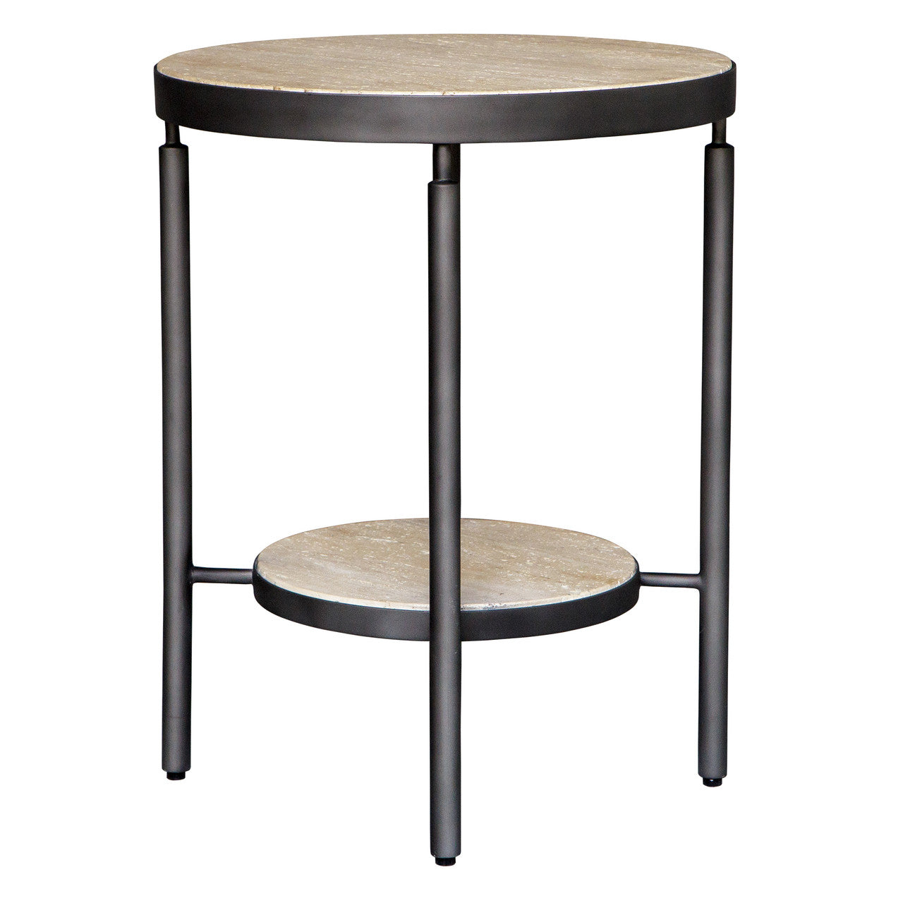 Uttermost Dauntless Travertine Side Table 24113