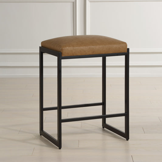 Uttermost Atticus Black Counter Stool 23446