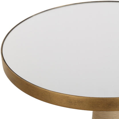 Uttermost Terra Brass Accent Table 24392