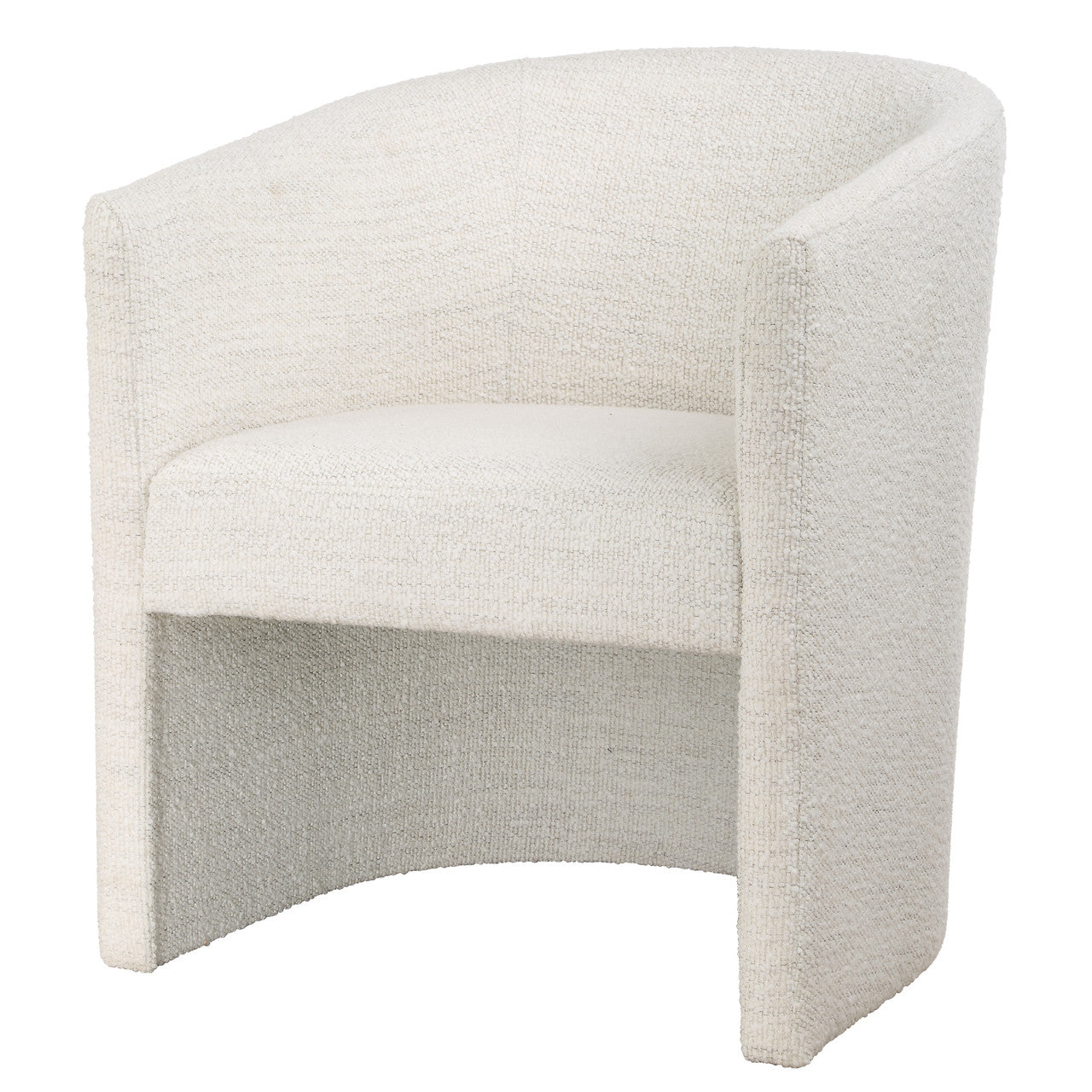 Uttermost Encompass White Fabric Dining Chair 23798