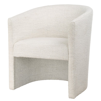 Uttermost Encompass White Fabric Dining Chair 23798