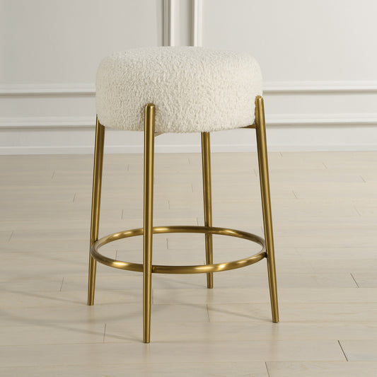 Uttermost Arles Brass Counter Stool 23810