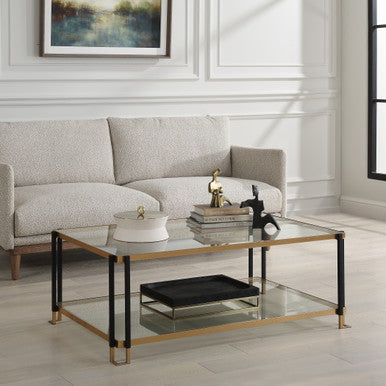 Uttermost Kentmore Glass Coffee Table 24846