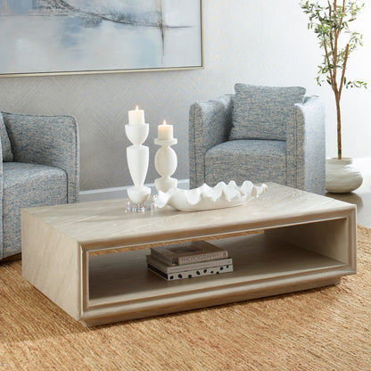 Uttermost Prism Light Oak Coffee Table 25934