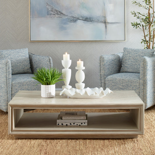 Uttermost Prism Light Oak Coffee Table 25934