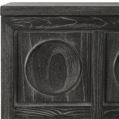 Uttermost Shelby 2 Door Ebony Stained Cabinet 24426