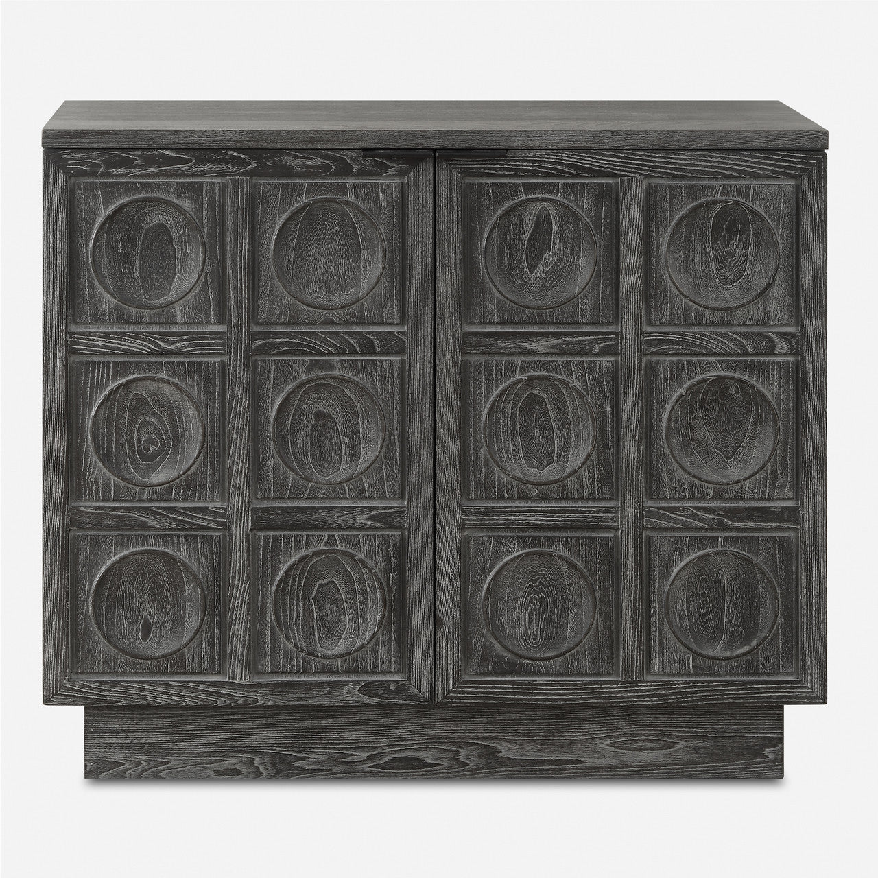 Uttermost Shelby 2 Door Ebony Stained Cabinet 24426