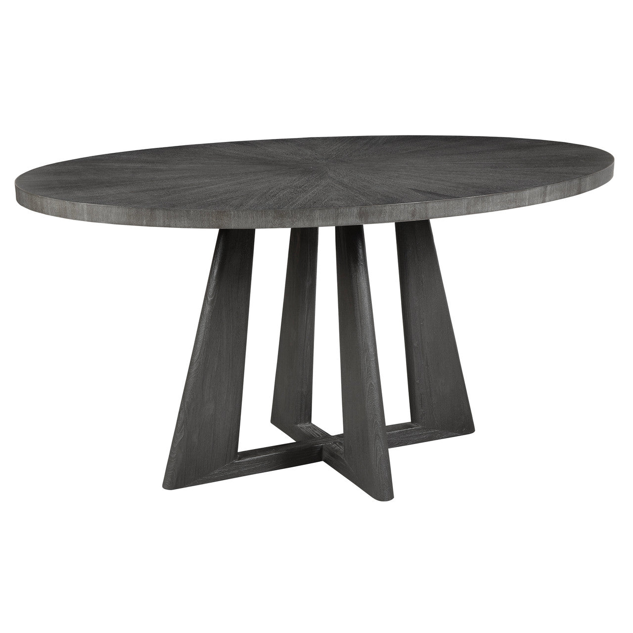 Uttermost Pulsar Round Gray Walnut Dining Table 24279