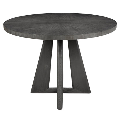 Uttermost Pulsar Round Gray Walnut Dining Table 24279