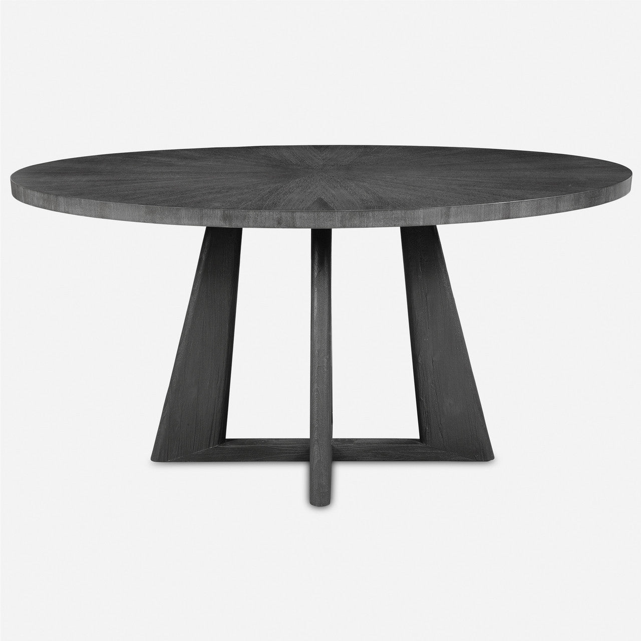 Uttermost Pulsar Round Gray Walnut Dining Table 24279