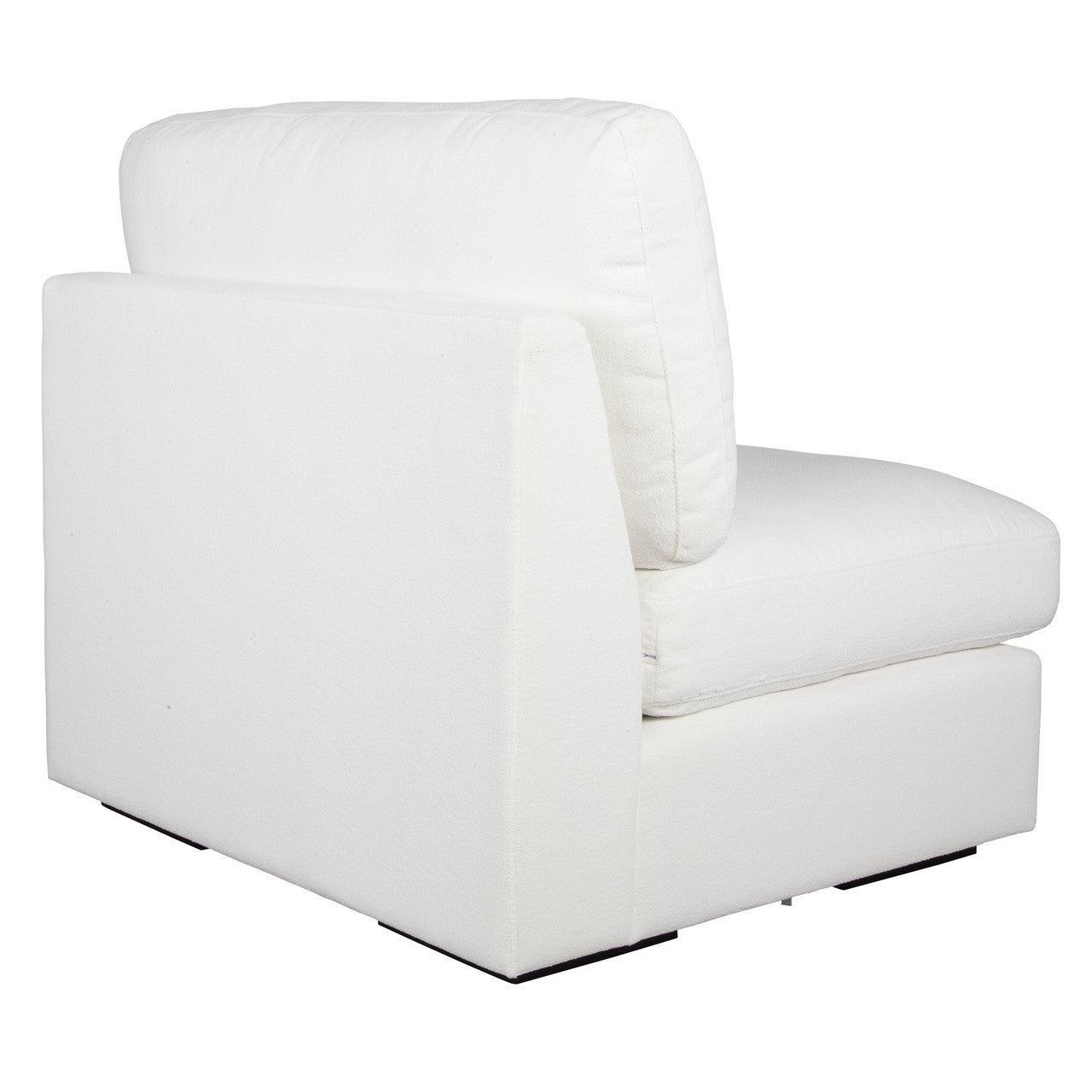 Uttermost Refuge Armless Arctic White Sofa 23854-A