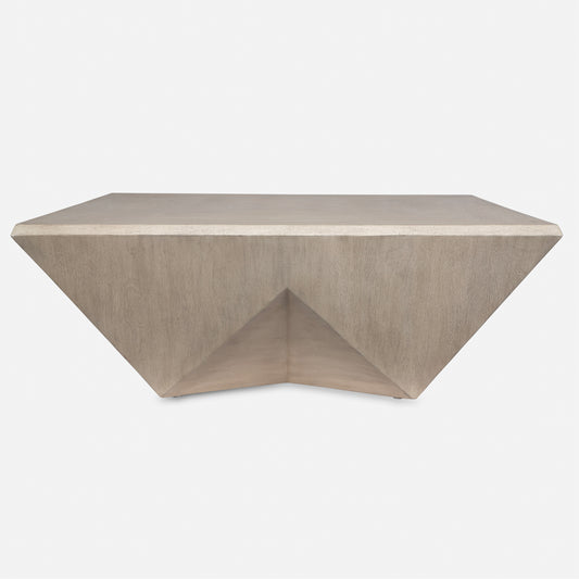 Uttermost Collins Modern Light Gray Coffee Table 50042