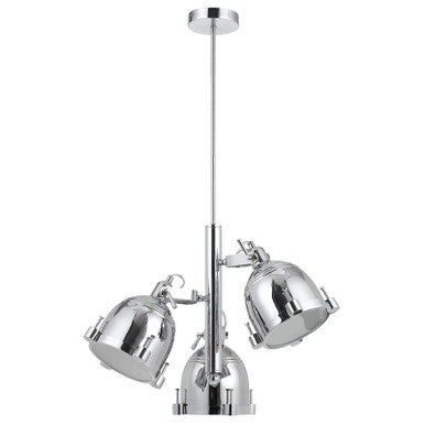 CAL Lighting 60W X 3 Hubble 3 Light Chandelier Chrome FX-2688-3