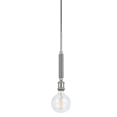 CAL Lighting Transformermetal Mini Pendant (Edison Bulb Included) Brushed Steel FX-3652-1