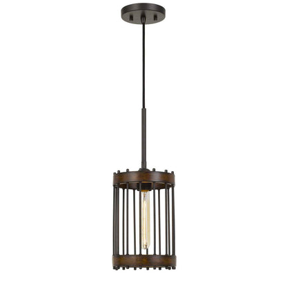 CAL Lighting Cantania Metal Pendant Fixture (Edison Bulbs Not Included) Metal FX-3700-1