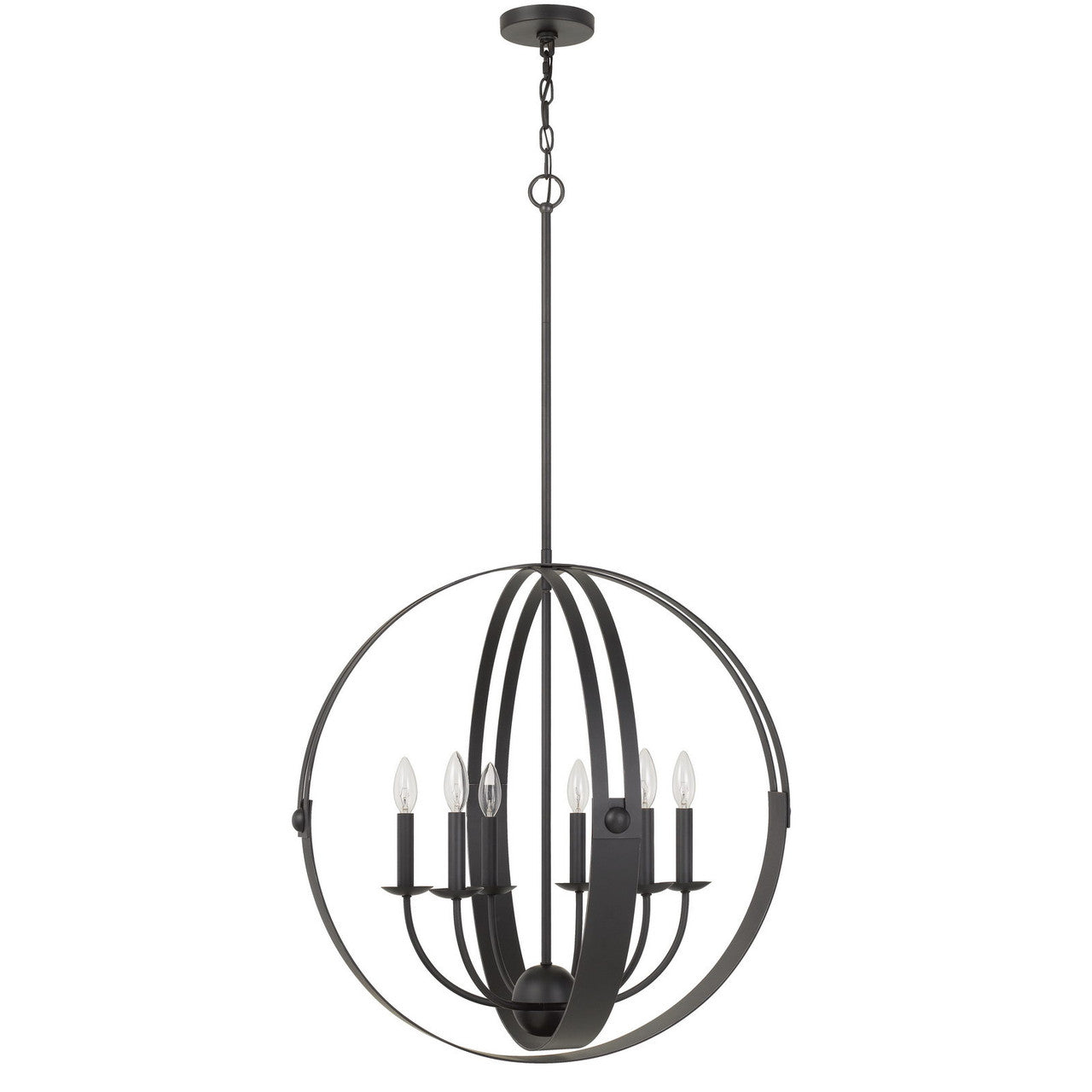 CAL Lighting Valais Metal Chandelier  FX-3737-6