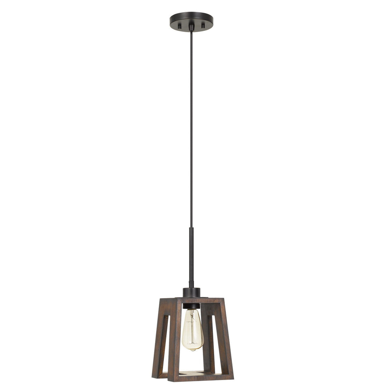 CAL Lighting 60W Biel Wood Pendant (Edison Bulb Not included)  FX-3739-1