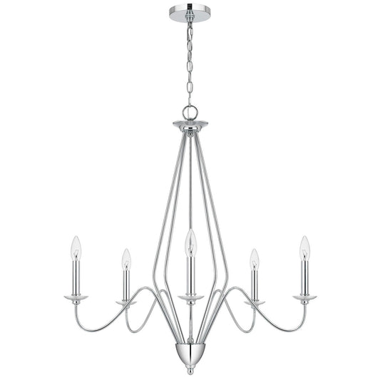 CAL Lighting Norwich metal chandelier Chrome FX-3774-5