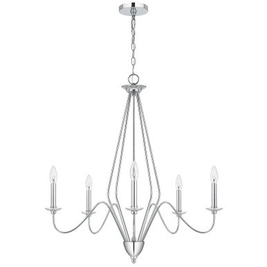 CAL Lighting Norwich metal chandelier Chrome FX-3774-5