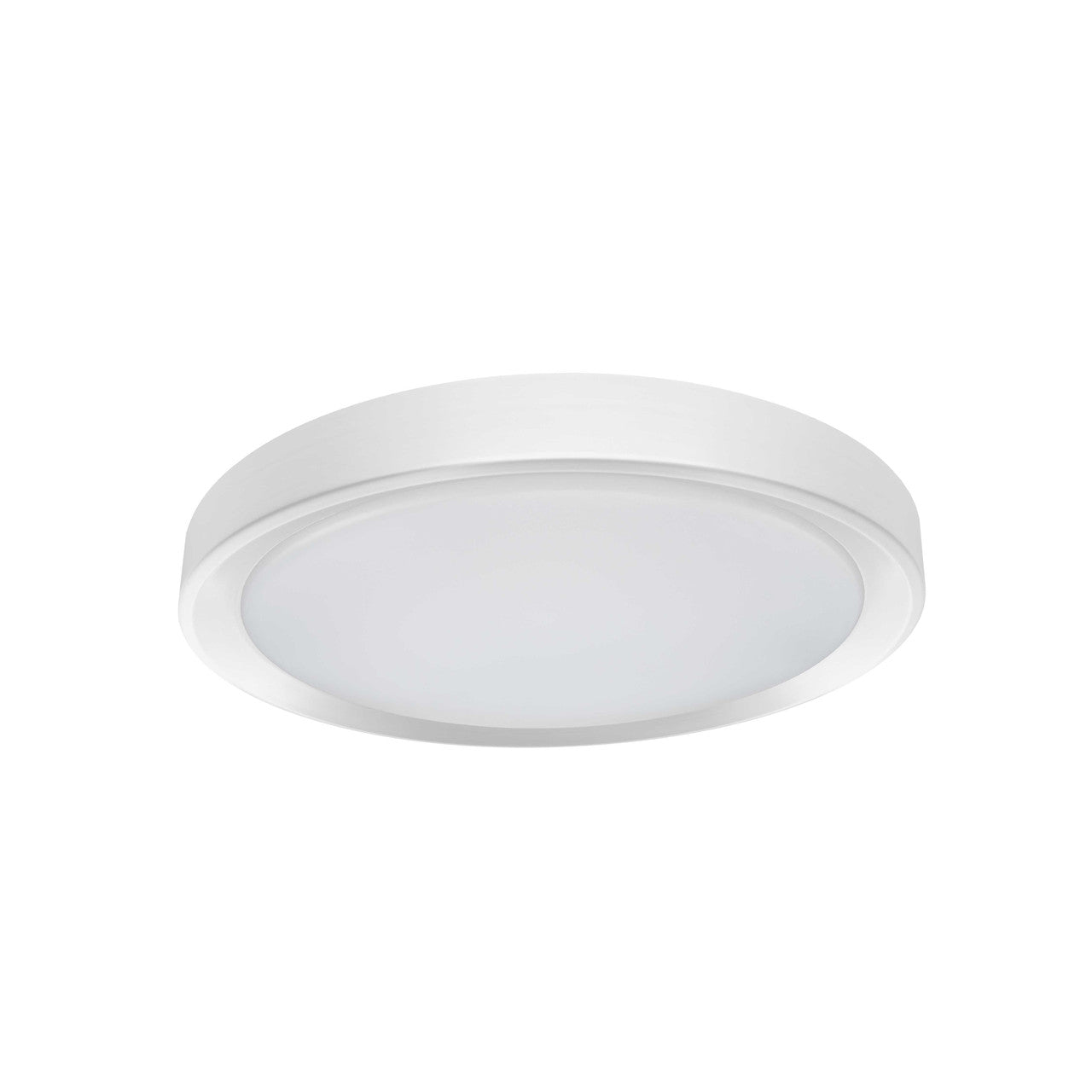 Dainolite 24W Flushmount Matte White with White Diffuser FYN-1224LEDFH-MW