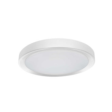 Dainolite 24W Flushmount Matte White with White Diffuser FYN-1224LEDFH-MW