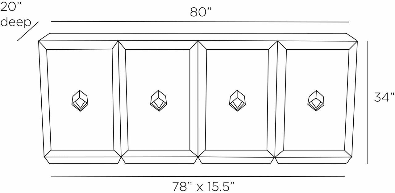 Arteriors Home Torresdale Credenza FZS02