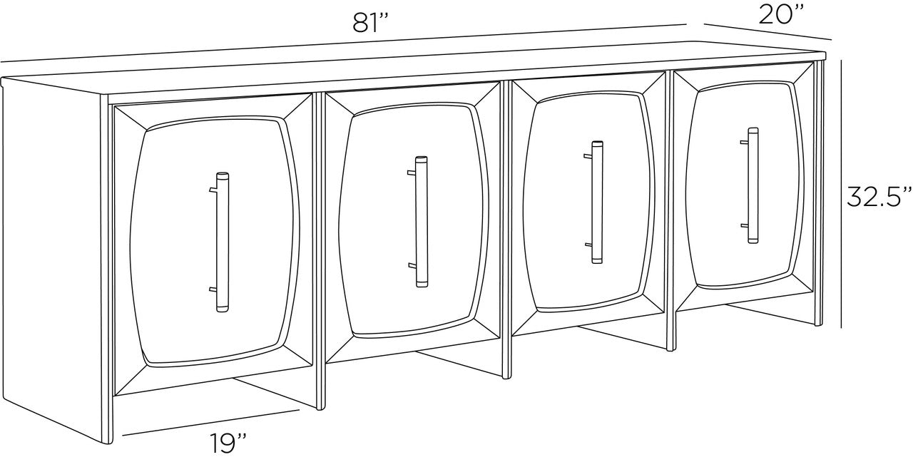 Arteriors Home Elmore Credenza FZS09