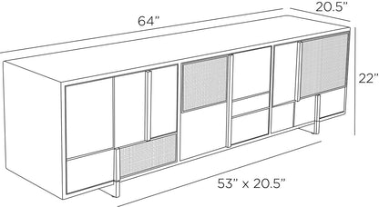 Arteriors Home Demi Credenza FZS11