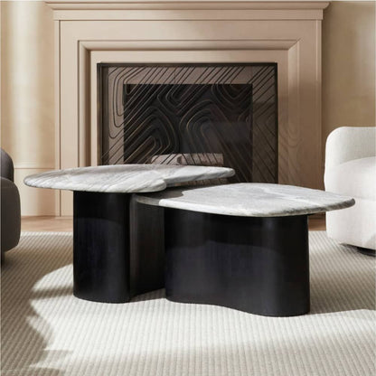 Arteriors Home The Workshop Collection Melt Coffee Tables, Set of 2 GAFCI01