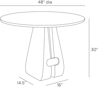 Arteriors Home Melt Dining or Entry Table GAFDI01