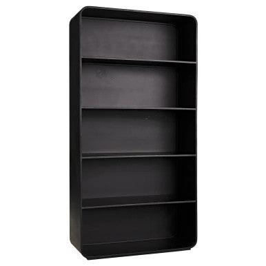 Noir Paloma Bookcase in Matte Black GBCS212MTB