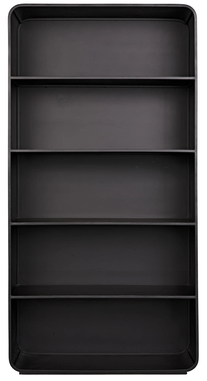 Noir Paloma Bookcase in Matte Black GBCS212MTB