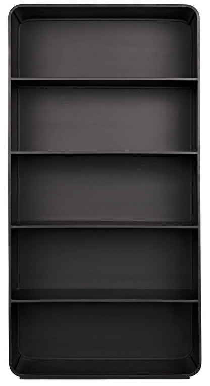 Noir Paloma Bookcase in Matte Black GBCS212MTB