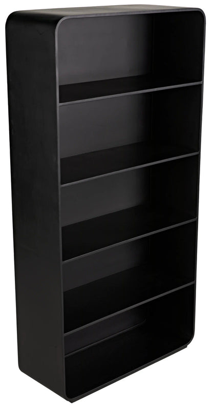 Noir Paloma Bookcase in Matte Black GBCS212MTB