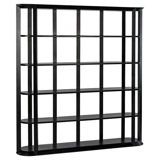 Noir Foster Bookcase in Matte Black GBCS216MTB