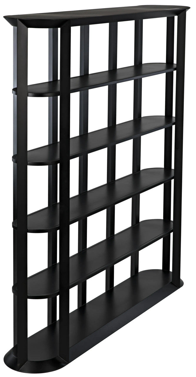 Noir Foster Bookcase in Matte Black GBCS216MTB