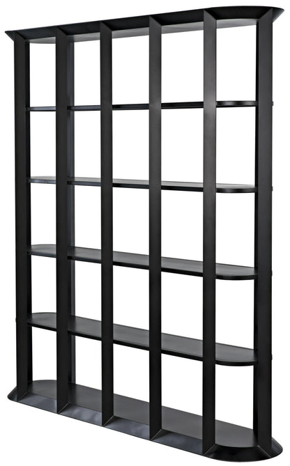 Noir Foster Bookcase in Matte Black GBCS216MTB