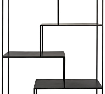 Noir Marquise Bookcase in Matte Black GBCS218MTB