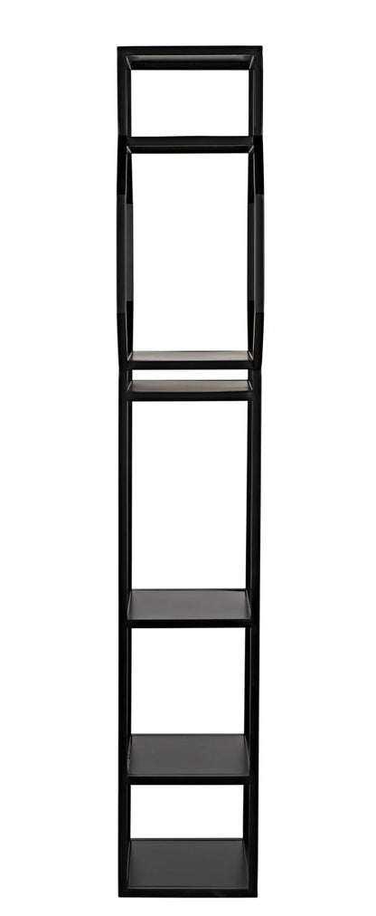 Noir Downtown B Bookcase in Matte Black GBCS236MTB