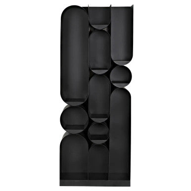 Noir Atomic Bookcase in Matte Black GBCS250MTB