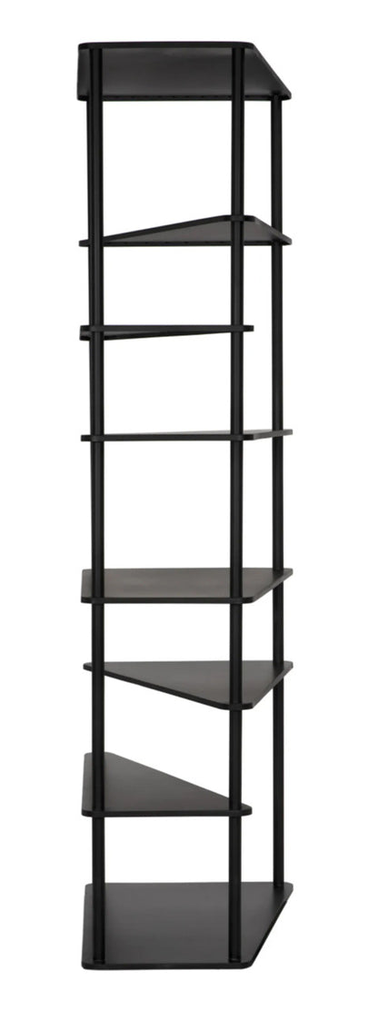 Noir Everest Bookcase in Matte Black GBCS254MTB