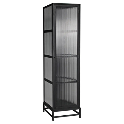 Noir Chandler Tall Cabinet in Matte Black GBCS258MTB