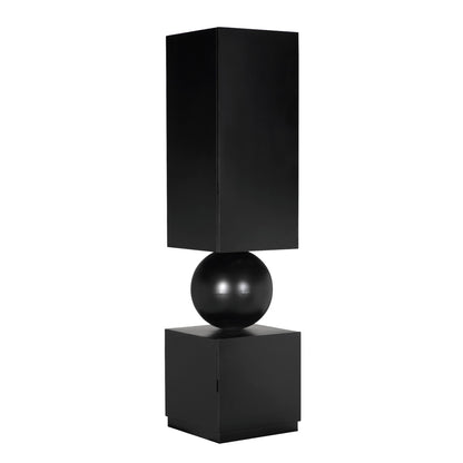 Noir Pillar Cabinet in Matte Black GBCS261MTB