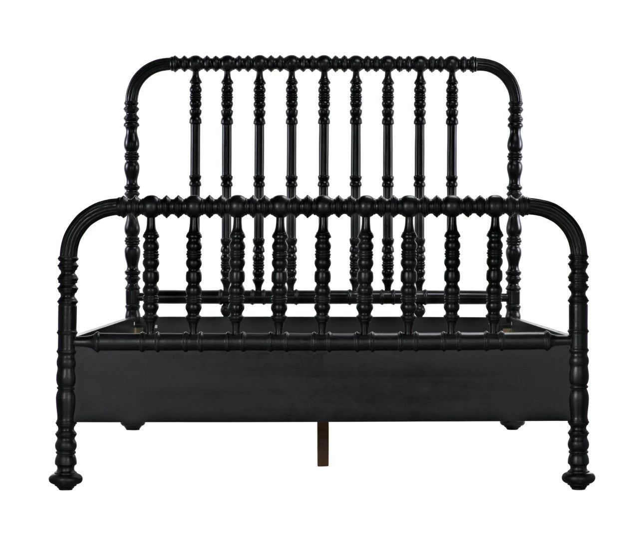 Noir Bachelor Bed in Hand Rubbed Black GBED112QHB