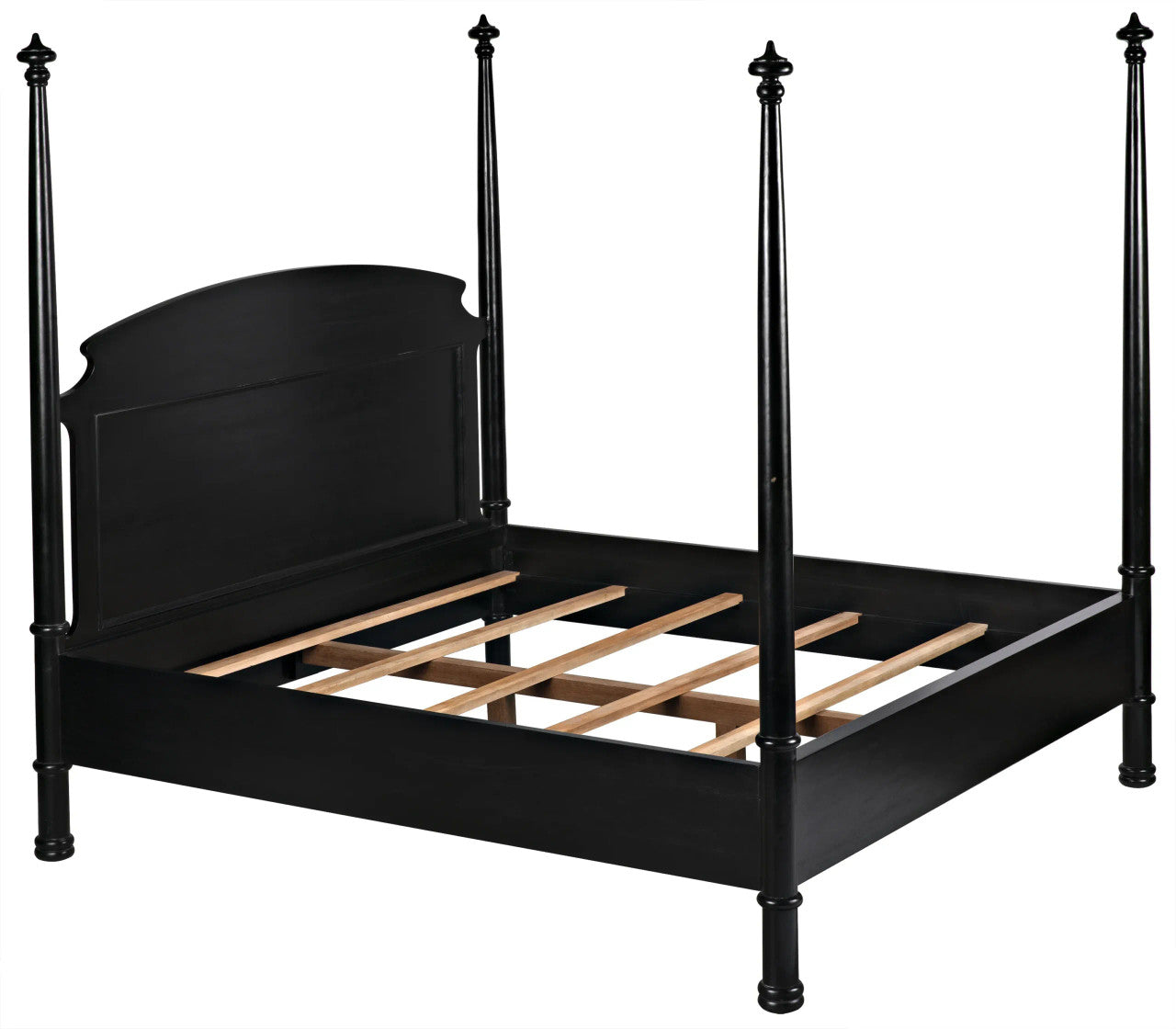 Noir New Douglas Bed in Hand Rubbed Black GBED116EKHB-NEW